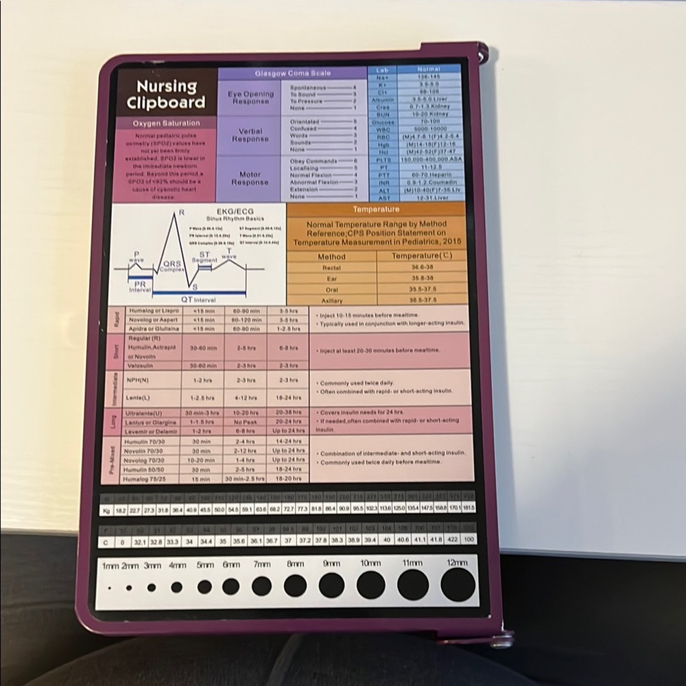 Purple Nursing Clipboard